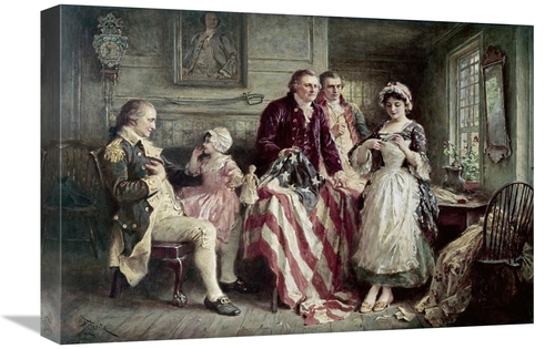 Global Gallery GCS-277518-22-142 22 in. Betsy Ross Art Print - Jean Le