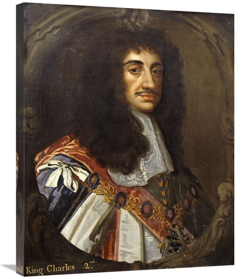 Global Gallery GCS-266760-30-142 30 in. Portrait of King Charles II Ar