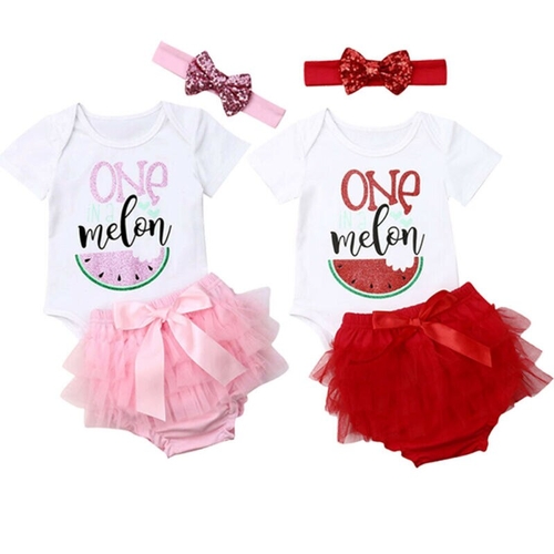 Newborn Baby Girl Clothes 1st Birthday Sets