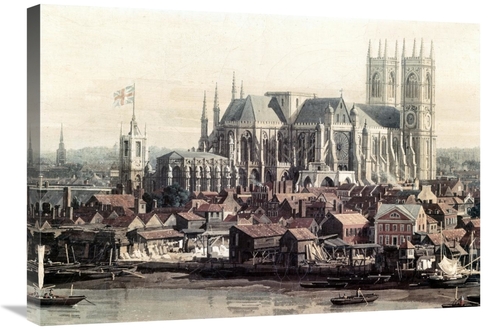 Global Gallery GCS-276960-30-142 30 in. View of London with the Thames