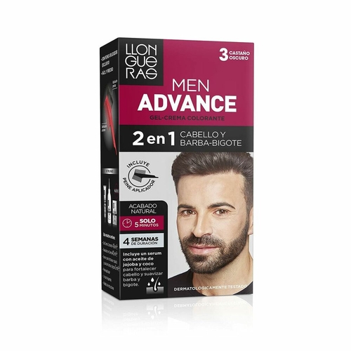 Colouring Cream Llongueras Men Advance Semi-permanent 3 - Dark Brown