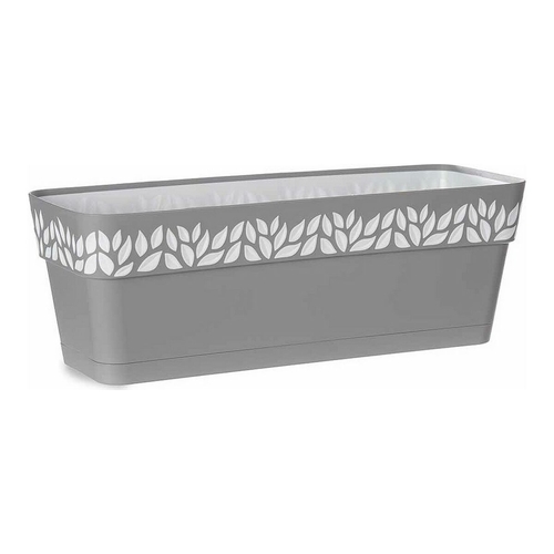 Self-watering planter Stefanplast 3920521 Grey White Plastic