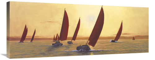 Global Gallery GCS-128012-1640-142 16 x 40 in. Sailing Sailing Art Pri