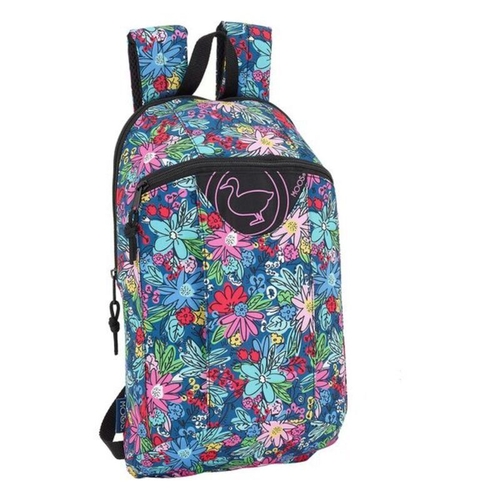 Child bag Moos Flowers Multicolour (22 x 39 x 10 cm)