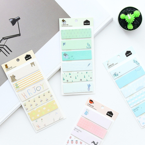 2 Pcs Cute Cartoon Memo pad Sticky Notes Memo