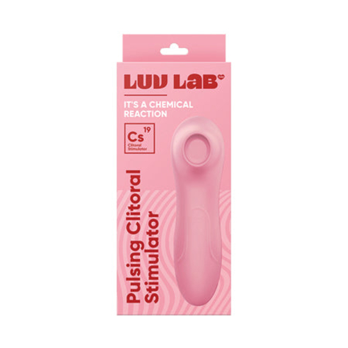 Luv Inc Cs19 Pulsing Clitoral Stimulator Rechargeable Silicone Light