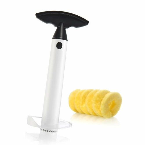 Tomorrows Kitchen 48522606 Pineapple Slicer with White & Black Handle 