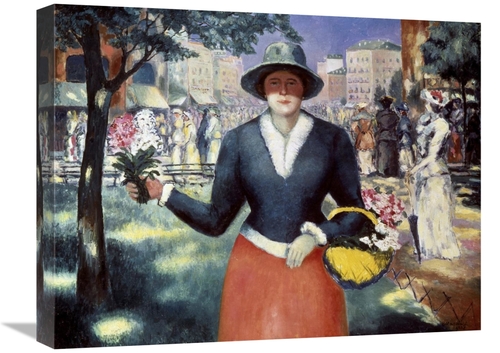 Global Gallery GCS-278340-22-142 22 in. Flower Girl Art Print - Kazimi