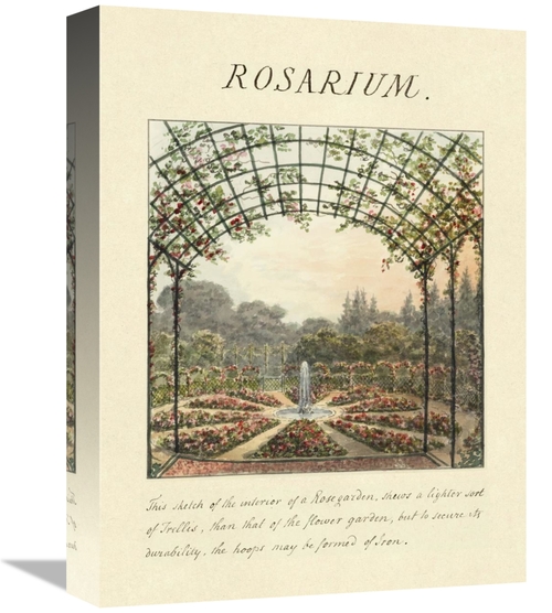 Global Gallery GCS-453918-1216-142 12 x 16 in. Rosarium, 1813 Art 