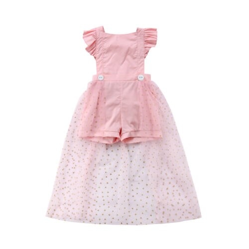 Fashion Summer Toddler Kid Baby Girls Backless