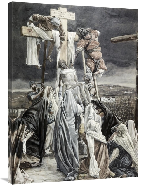 40 in. Descent From the Cross Art Print - James Tissot