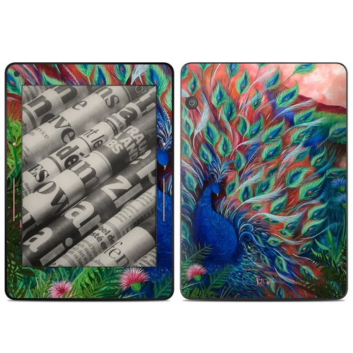DecalGirl AKVG-CORALPC Amazon Kindle Voyage Skin - Coral Peacock