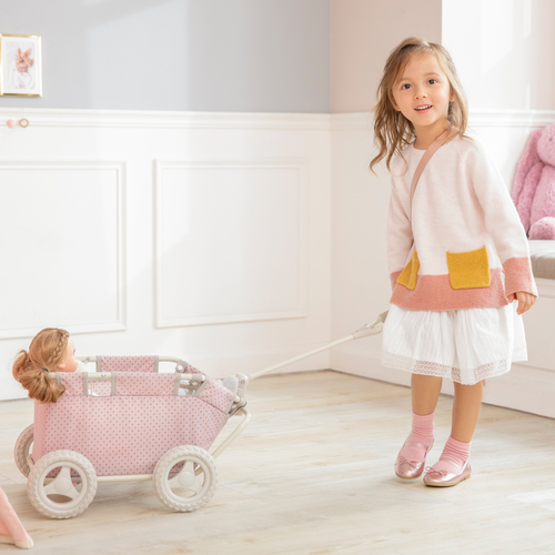 Olivia's Little World Doll Pull Along Toy Wagon