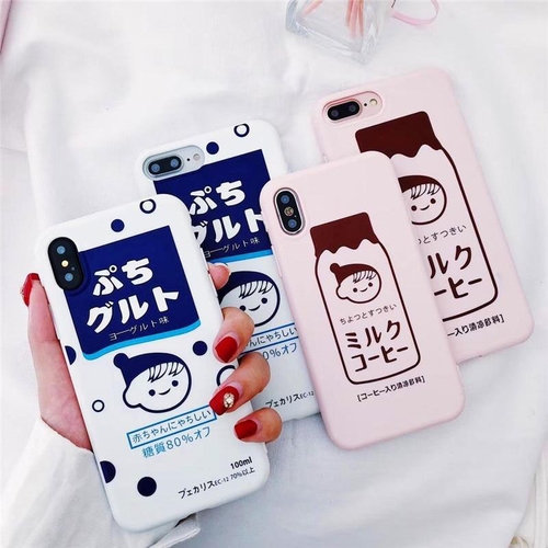 Cute Japanese Strawberry Milk Girl Phone Case