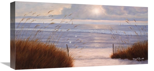 Global Gallery GCS-398730-1224-142 12 x 24 in. Beach Peace Art Print -