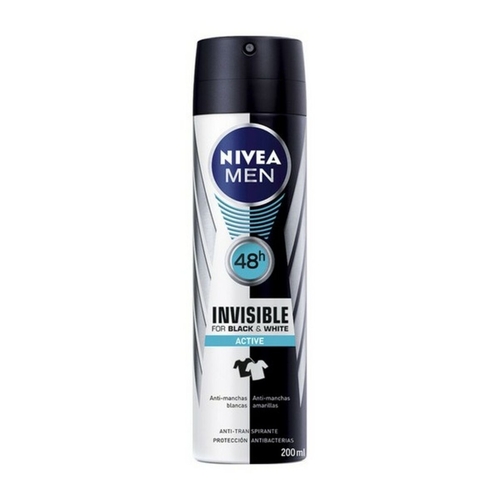 Spray Deodorant Men Black & White Active Nivea Men Black White Active