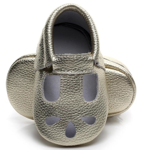 hot sell genuine leather baby macccasins mary jane