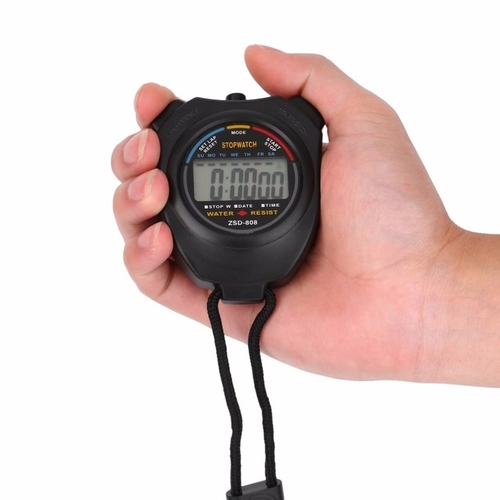 1pcs Stopwatch Chronograph Handheld Digital LCD