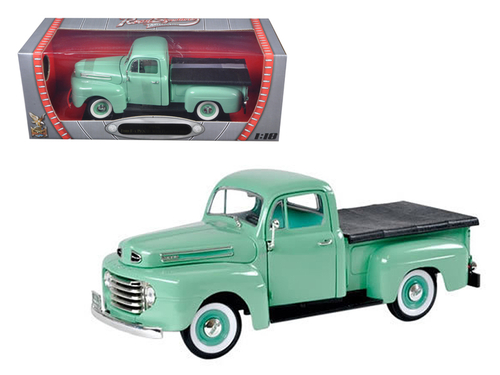 1948 Ford F1 Pickup Truck Green 1/18 Diecast Model Car by Road