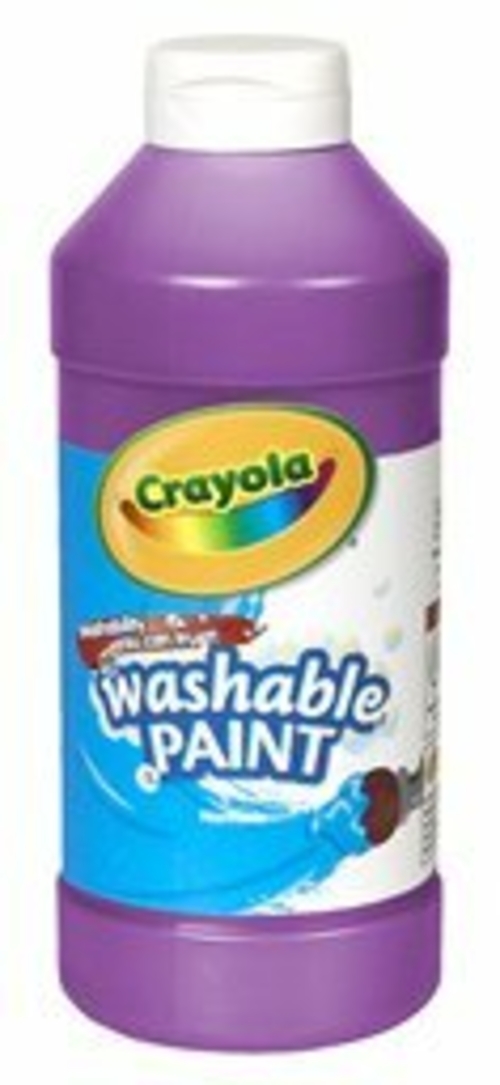 Art Supplies 201648 16 Oz. Crayola Washable Paint - Turquoise