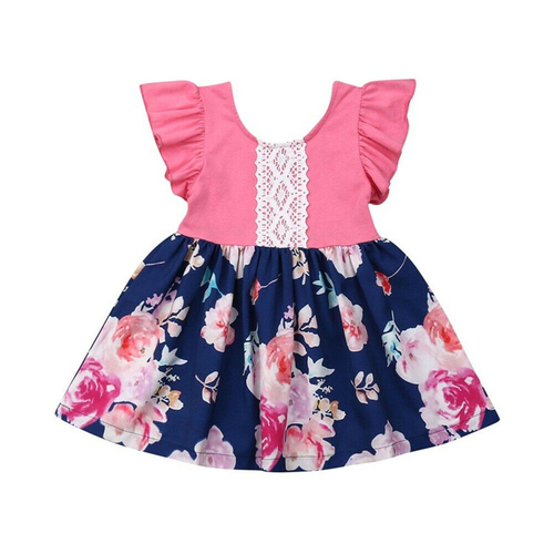 Hot Toddler Kid Baby Girl Floral Tutu Casual