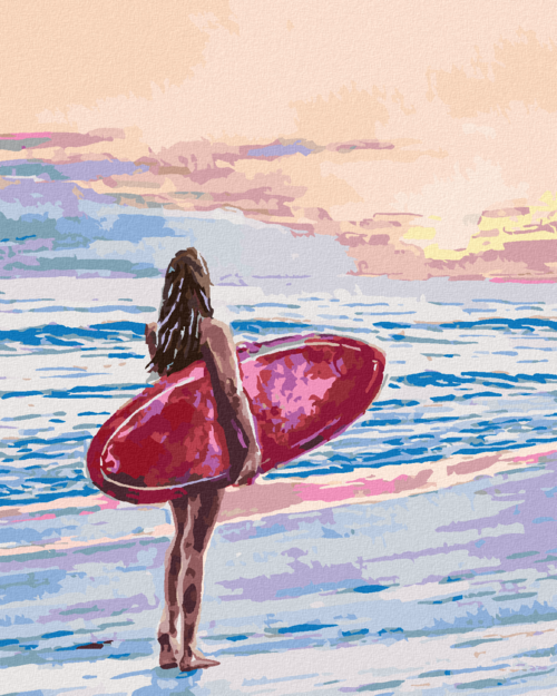 Paint by Numbers - SURFER GIRL