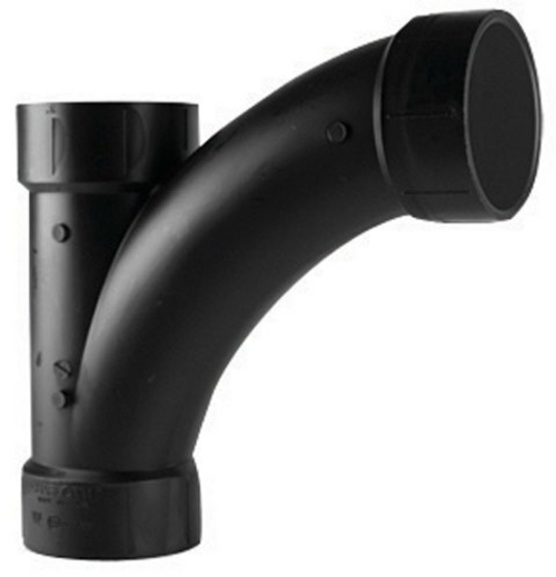 Charlotte Pipe & Foundry ABS005010800HA 2 in. Long Turn Tee Wye  B