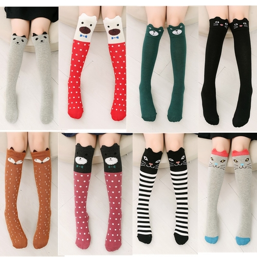 Spring Autumn Children Socks Cotton 3D Printing