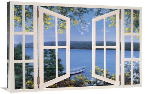 Global Gallery GCS-127426-2436-142 24 x 36 in. Island Time with Window