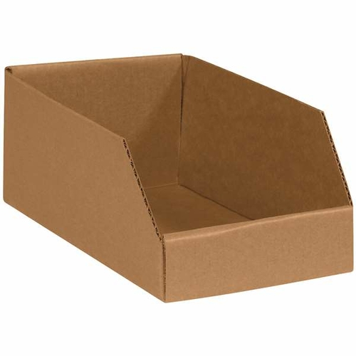 Box Partners BINBIN69K 6 x 9 x 4.5 in. Kraft 200 ECT-32 Corrugated Bin