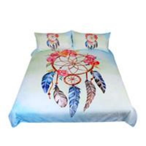 Dreamcatcher Bedding Set Queen Floral Rose Quilt