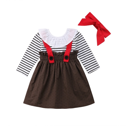 Toddler Baby Girls Kids Autumn Clothes Long