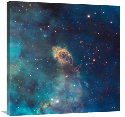 Global Gallery GCS-455998-3030-142 30 x 30 in. Jet in Carina - WFC3 UV