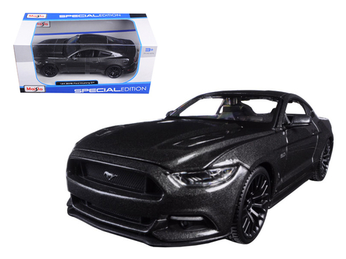 2015 Ford Mustang GT 5.0 Grey 1/24 Diecast Model Car by Maisto