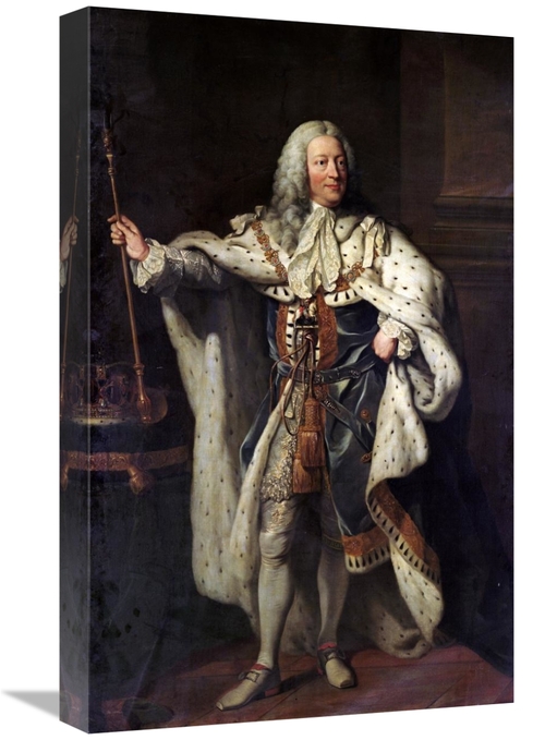 Global Gallery GCS-267270-22-142 22 in. Portrait of King George II Art