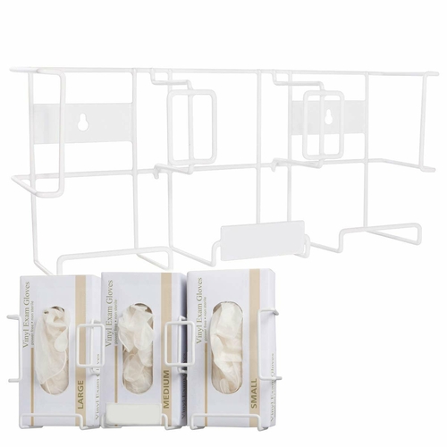 Dukal Triple Wall Mount Glove Tissue Dispenser. Wall Mounted Universal