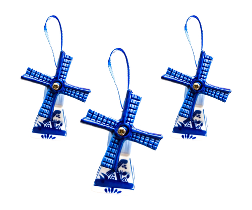 Dutch Windmill Ornament (QTY: 3)