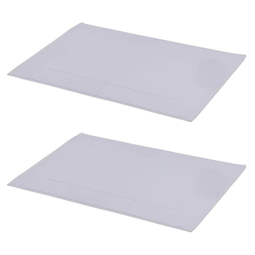 300G Hotel Frame 100% Cotton Bath MAT Standard - 800GMS - White - Pack