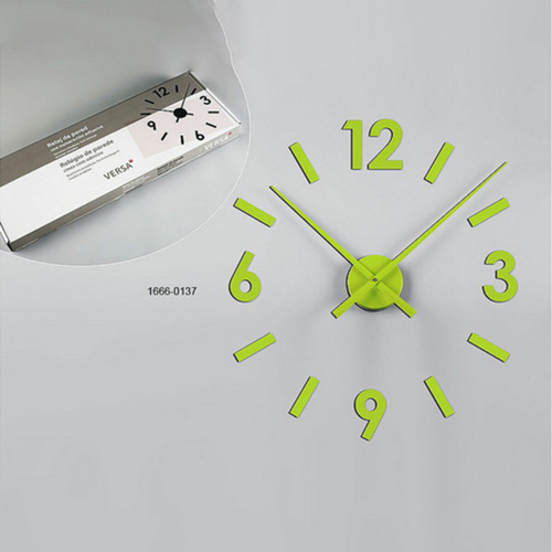 Wall Clock polypropylene Green