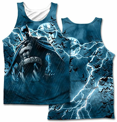 Trevco BM2350FB-TKPP-6 Batman & Stormy Knight-Adult 100 Percent Poly T