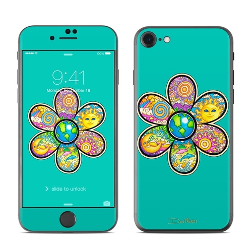 DecalGirl AIP7-PEACEFLOWER Apple iPhone 7 Skin - Peace Flower