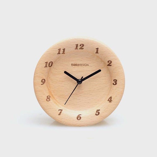 Nice Beech Alarm Clock