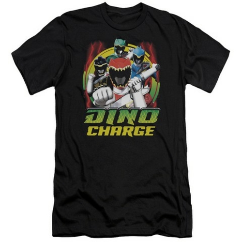 Trevco Power Rangers-Dino Lightning Short Sleeve Adult 30-1 Tee, B