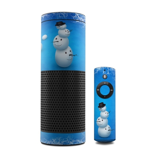 Vlad Studio AECO-MSNOWMAN Amazon Echo Skin - Merry Snowman