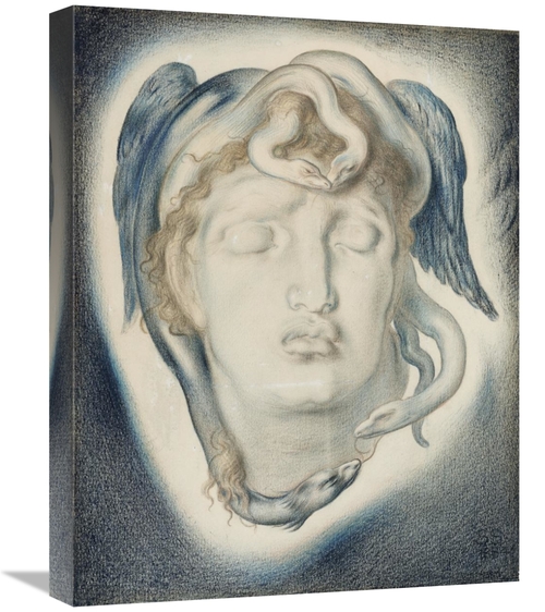 Global Gallery GCS-267322-22-142 22 in. The Head of Medusa Art Print -