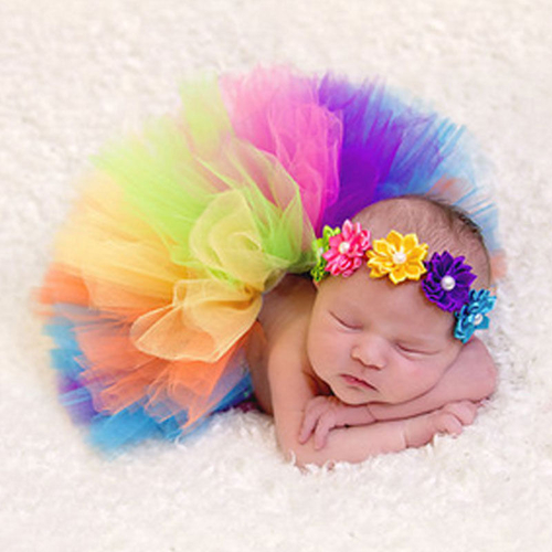 Cute Baby Newborn Infant Toddler Flower Tutu