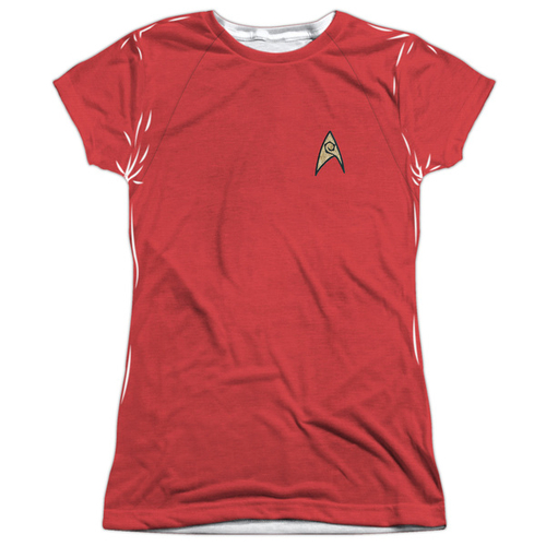 Trevco CBS1453FB-JSPP-3 Star Trek-Tos Red Shirt - Front & Back Print -