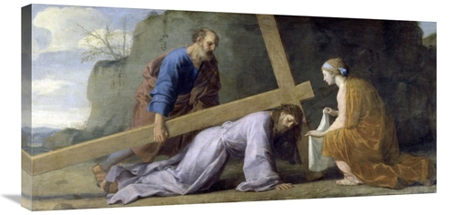 Global Gallery GCS-278210-36-142 36 in. Jesus Carrying His Cross Art P