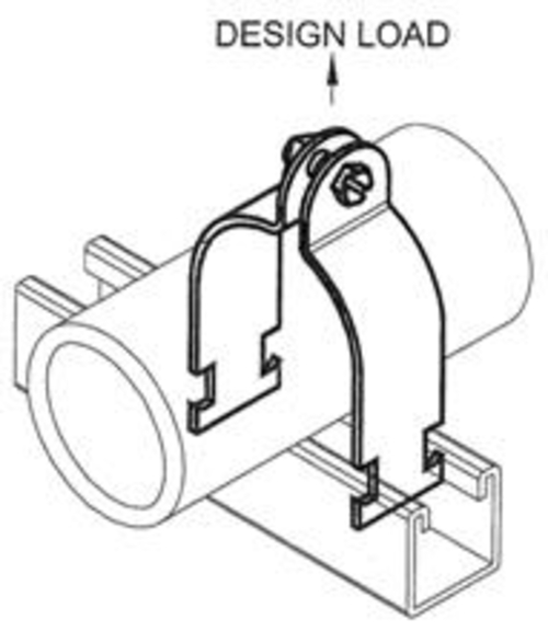 Morris Products 17544 Emt Strut Clamp 1 In.