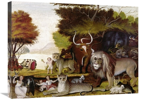 Global Gallery GCS-282201-30-142 30 in. The Peaceable Kingdom - I Art 